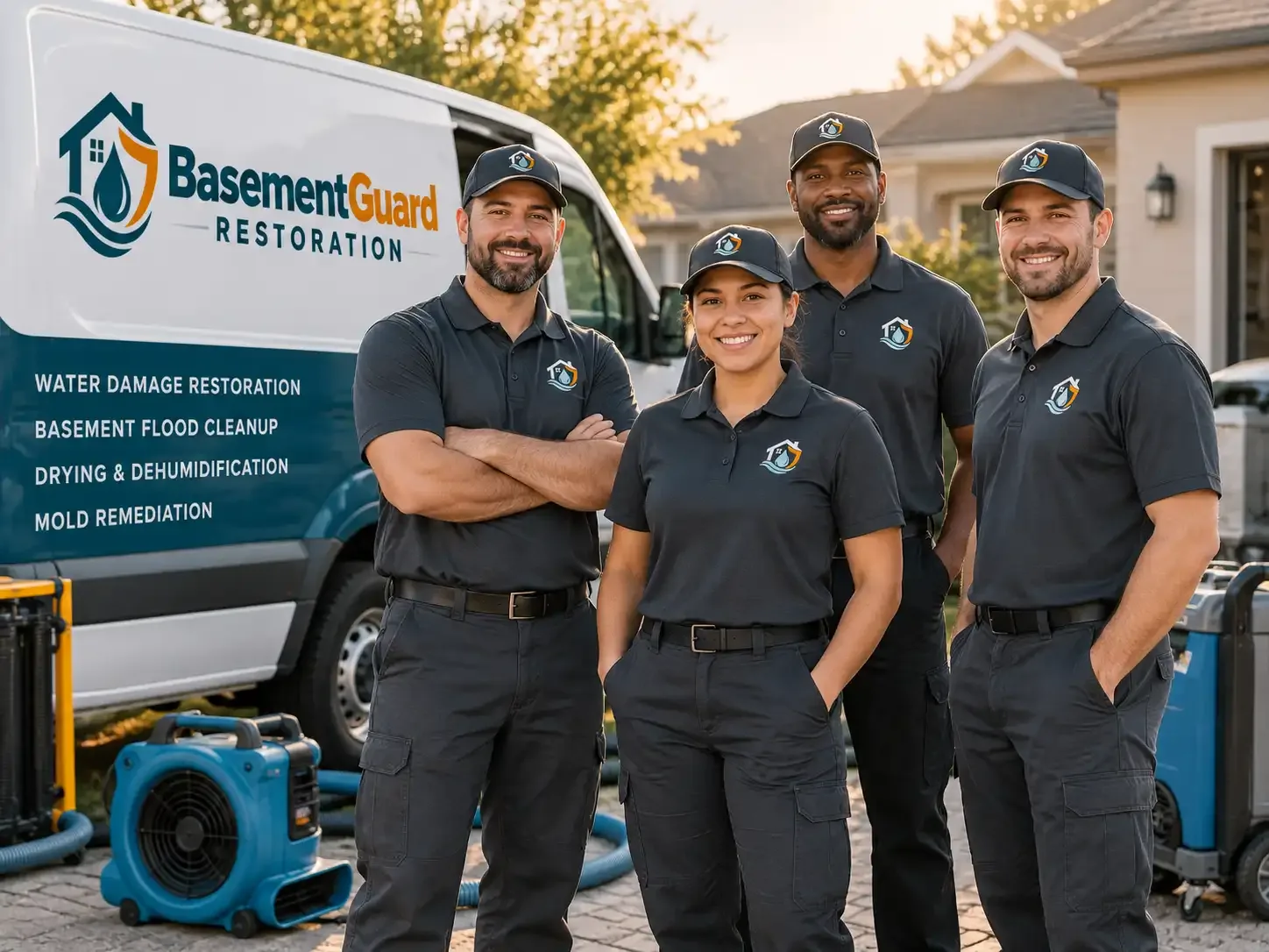 Basement Water Damage Restoration company in New Munich, MN